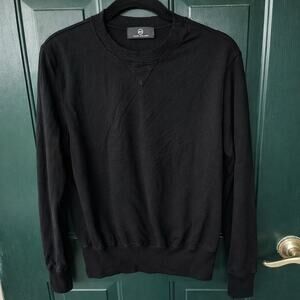 NWOT AG Adriano Goldschmied S Black Lightweight Pullover Sweatshirt Crewneck